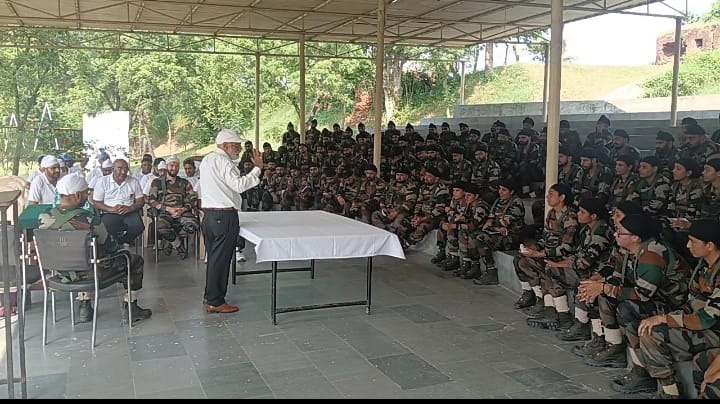 Commandos given training on disaster management, first aid, fire safety.
